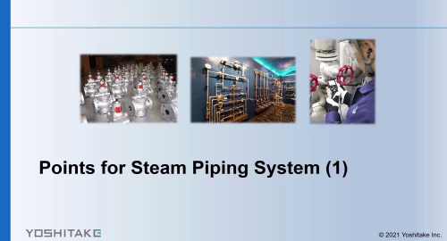 Points for Steam Piping System (1)